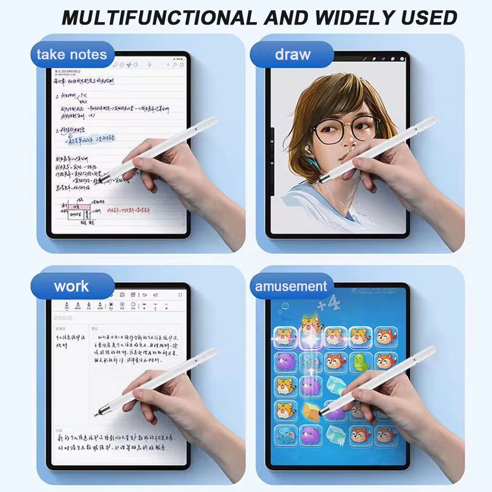 3 in 1 Stylus Pen for Ios Android Touch Pen Drawing Capacitive Pencil for Ipad Samsung Xiaomi Tablet Smart Phone